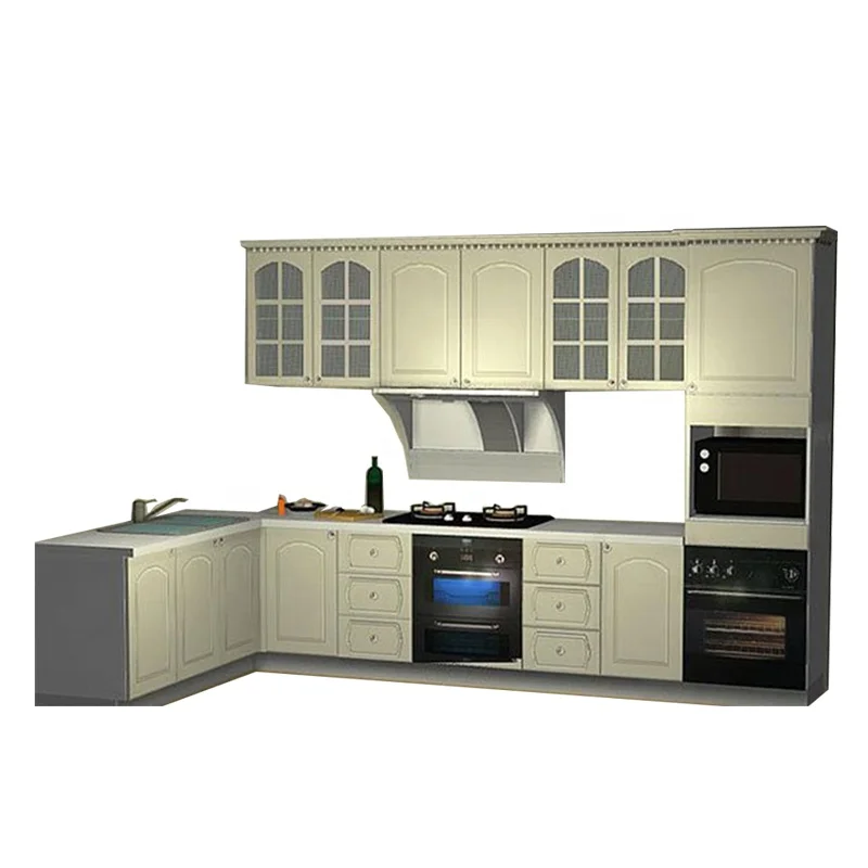 China factory production  used yellow home kitchen furniture