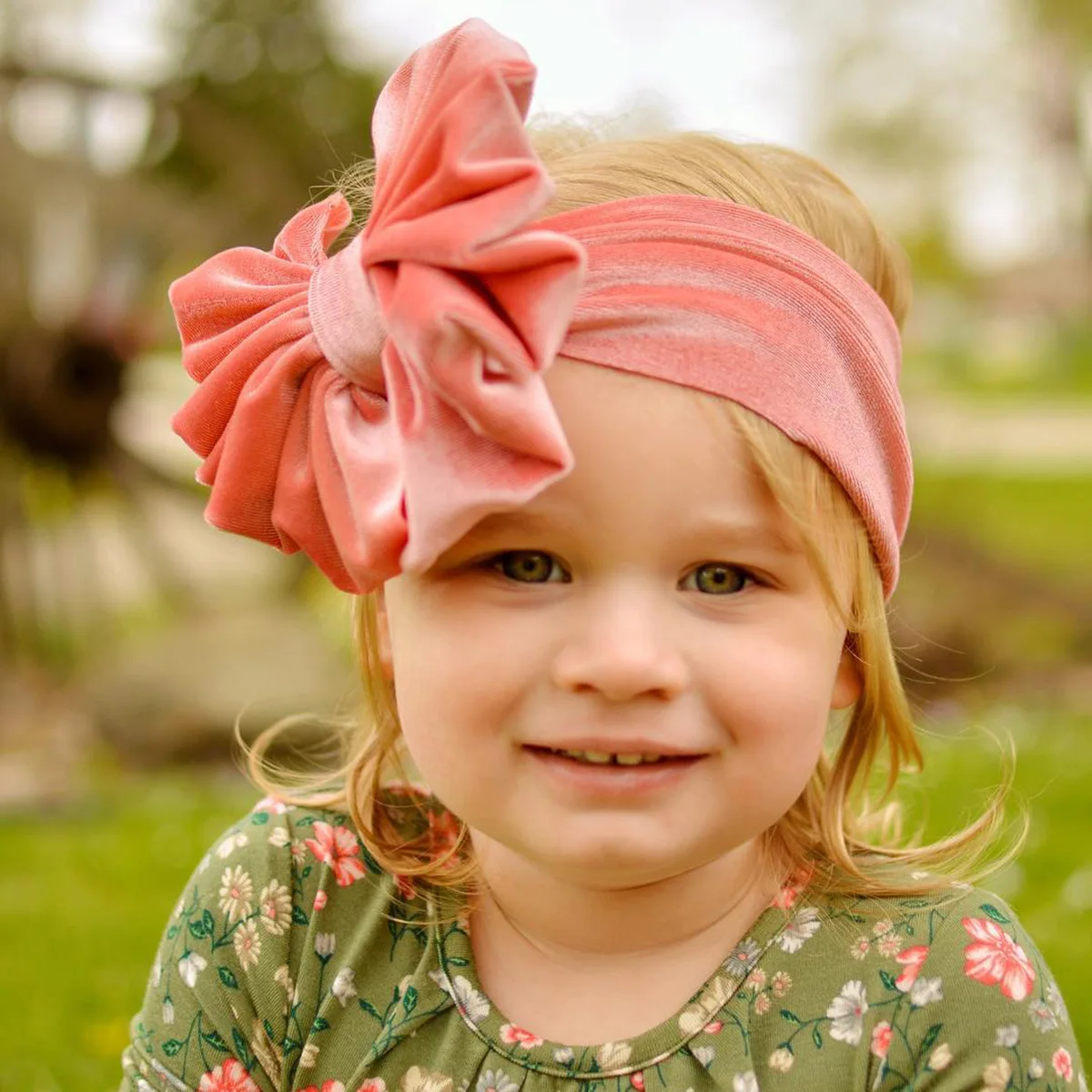 baby kids children girls soft big bow black velvet headband headbands wholesale hairbands hair accessory for babies