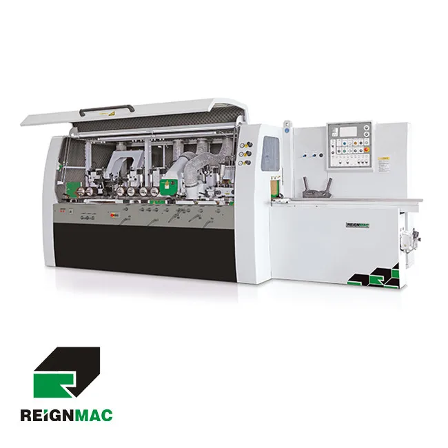 Woodworking equipment manufacturers 4/ four side squaring planer  wood machine