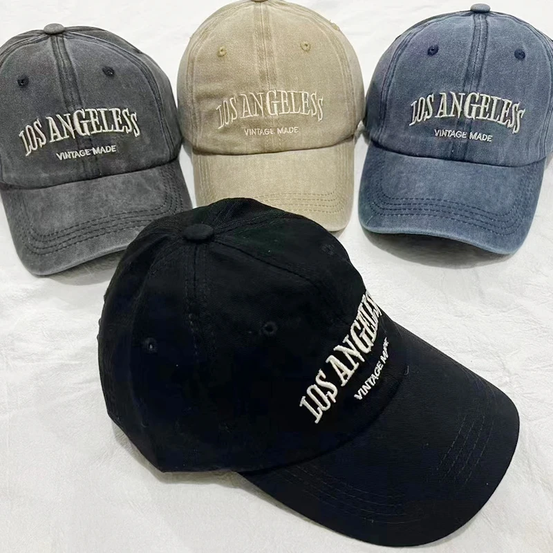 Wholesale Cotton Baseball Cap for Men and Women Fashion Embroidery Hat Cotton Soft Top Caps Casual Retro Snapback Hats