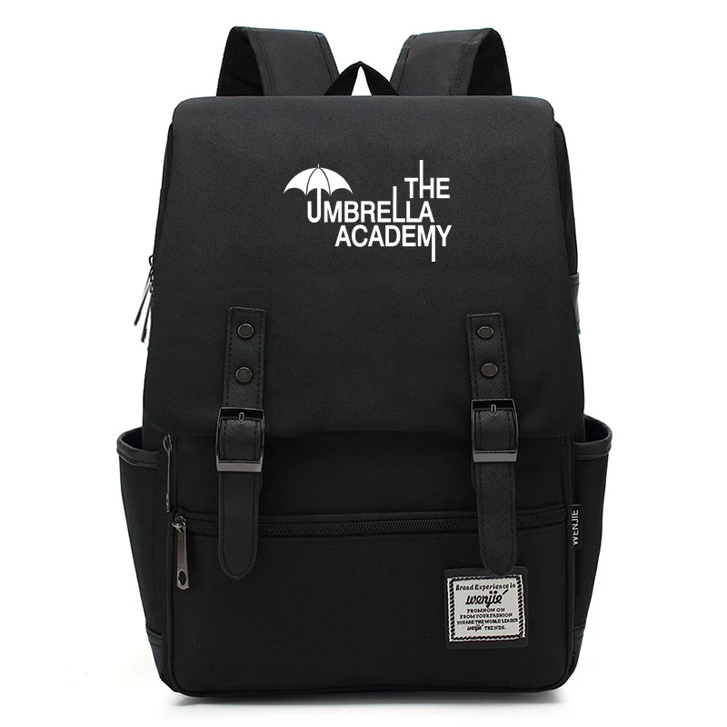 New The Umbrella Academy USB Backpack Women Men Teenager School Bag Women USB Travel Rucksack Large Mochila Escolar