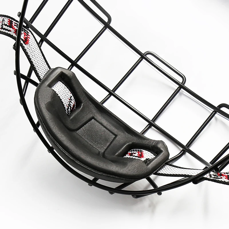New Detachable A3 Steel Reinforced Ice Hockey  Cage With ice hockey visor Inner Anti-Fog Outer Layer for Ice Hockey