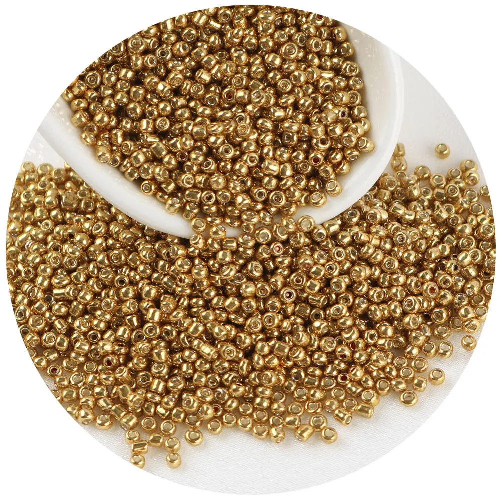 450g/Bag  DIY Bracelet Necklace  Round  Bead  Jewelry Making Accessories 2mm Glass Seed Spacer Beads