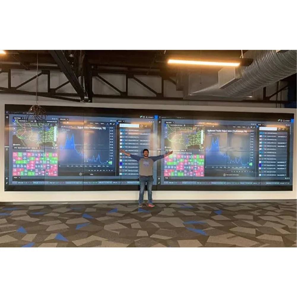 Hot Good Price 700cd 55 Inch 3.5mm Multi Screen Videowall Ultra Narrow Bezel Display Did LCD Video Wall