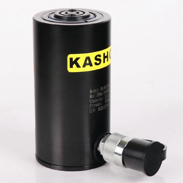 RAC-1006 700bar 10000psi single acting spring return 100 ton aluminum hydraulic oil cylinder jack