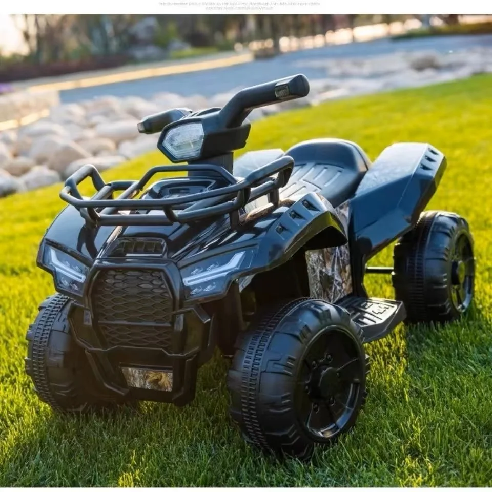 Istaride Unisex Electric Four-Wheel Beach Off-Road Vehicle 2-4 Years Remote Control Ride-on Toy for Children Battery-Powered