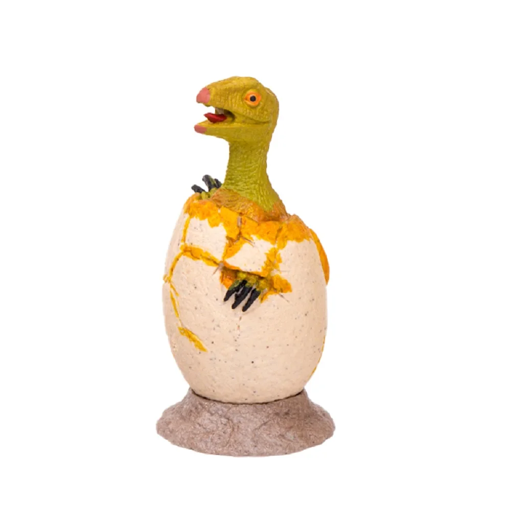 10CM Height Eco-friendly Soft Material 3D Large Plastic Rubber Green Color Dinosaur Egg Toy TPR For Wholesale