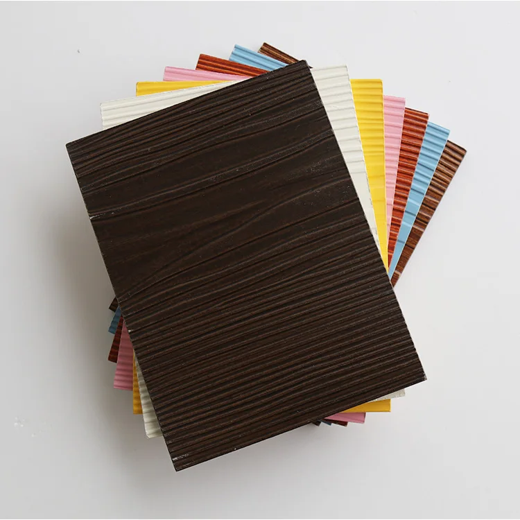 Soundproof exterior wall decorative siding panel wood grain fiber cement board