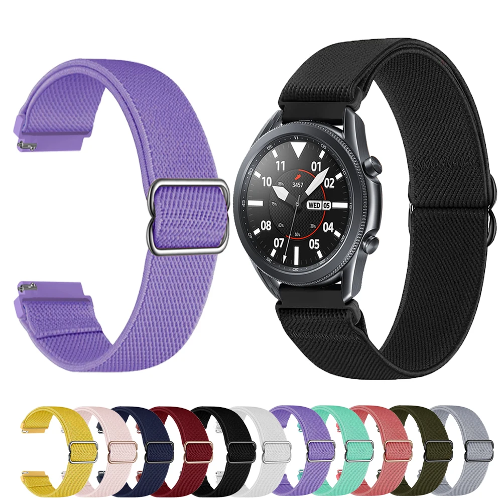 Nylon watch bands smart watch garmin for 20 mm strap 22 mm buckle Samsung strap 33 colors Suitable for Nylon watch bands