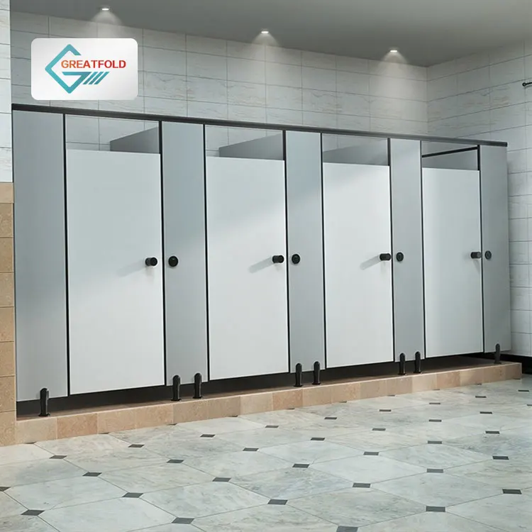 China Manufacturer high pressure waterproof phenoli laminate panel HPL board bathroom partition toilet cubicle partition