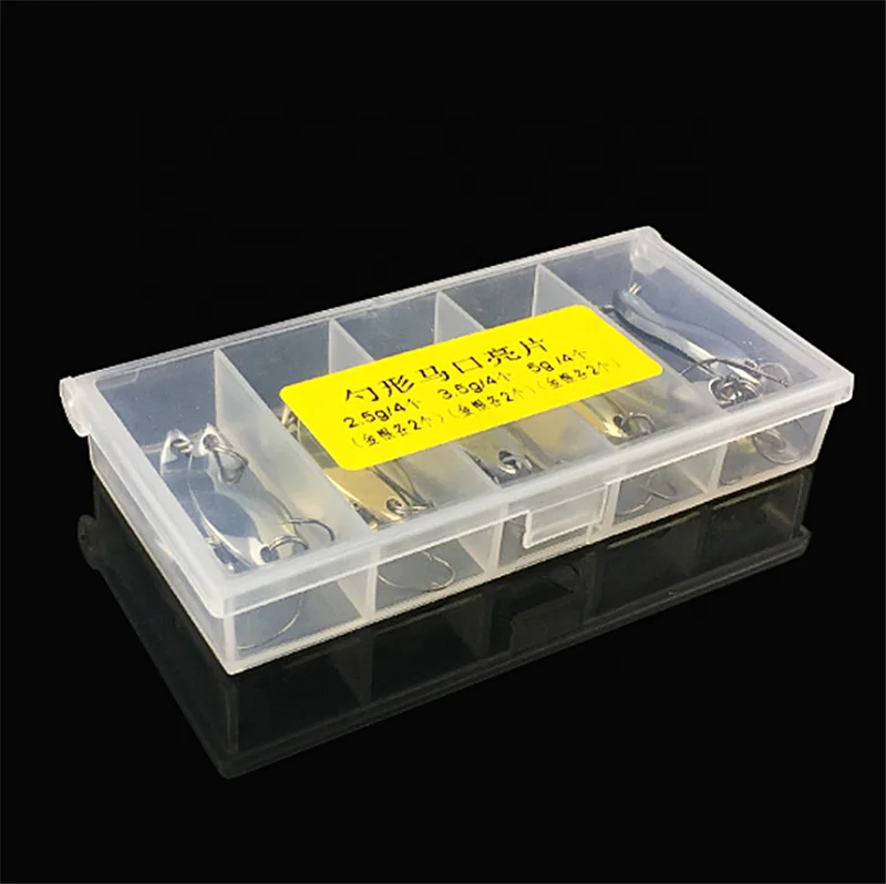  2 5 г 3 серебряная и Золотая приманка в виде ложки набор металлических приманок