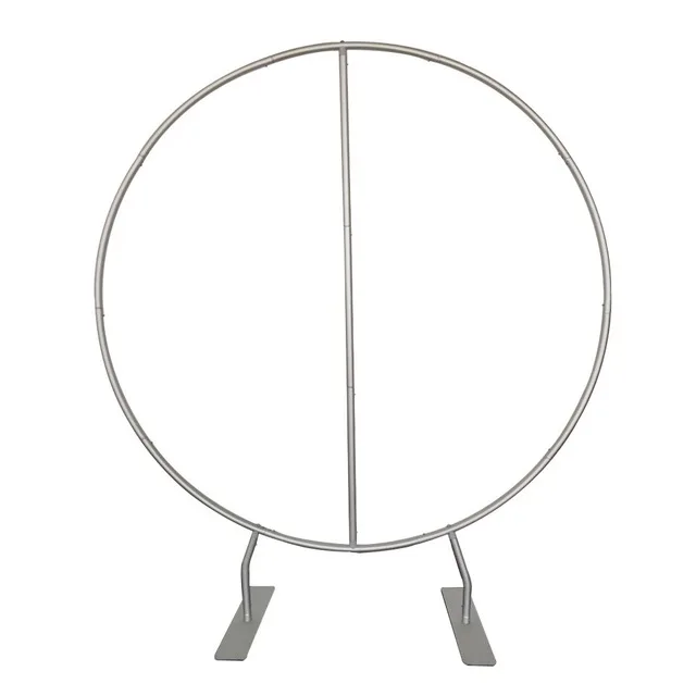 Hot Sale 8ft/2m diameter aluminium circular display Backdrop Round Custom Backdrop For Wedding Event and Party Decoration