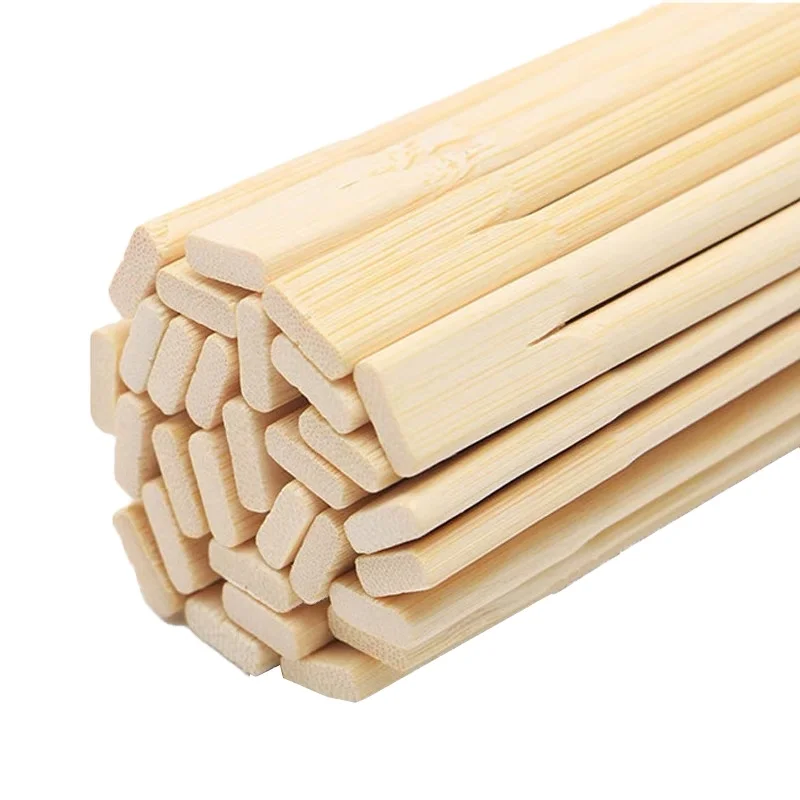 Factory Price OEM No Knot Disposable Bamboo Twins Tensoge Chopsticks Customize Packaging