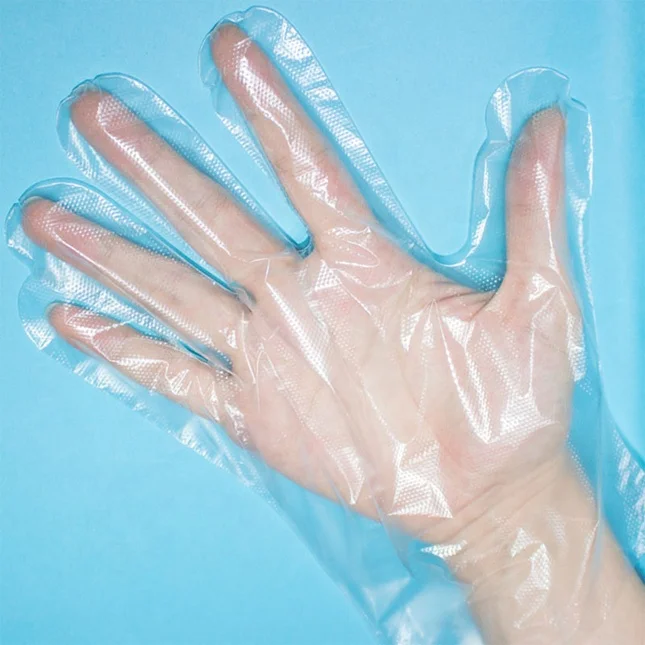 China Factory Disposable Plastic Gloves Manufacture PE Glove For Food Handing