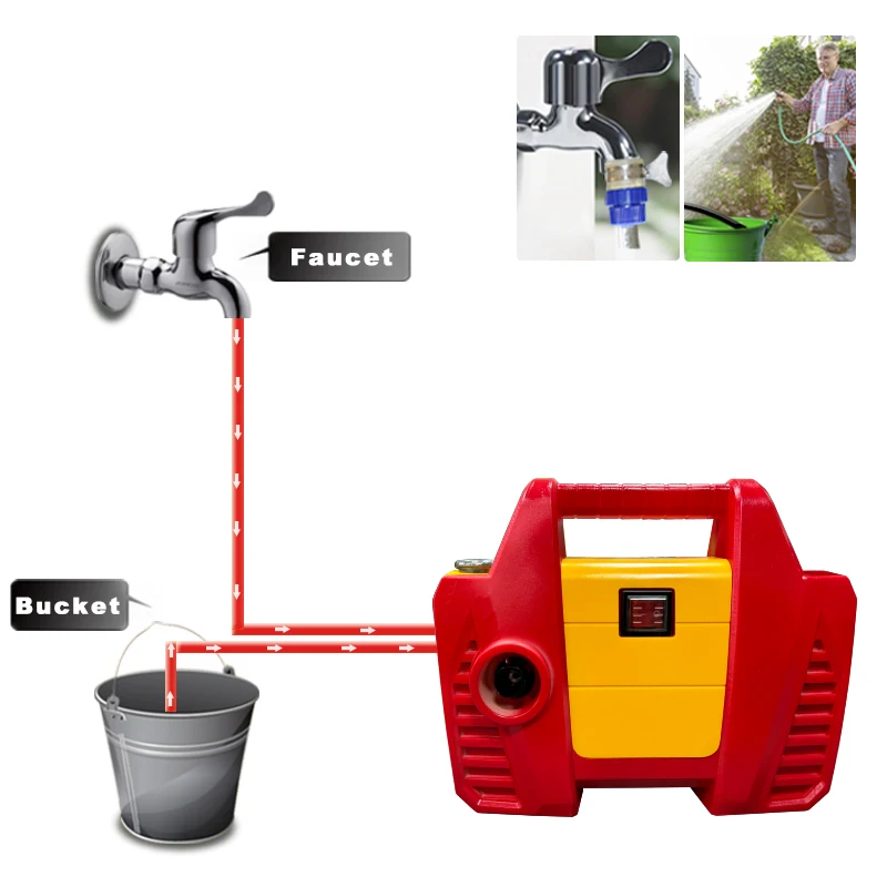 2500w  220v Automatic Car Washing Machine Self Service Jet  pump  machine car wash