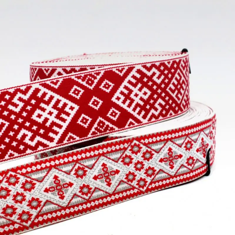 Широкая эластичная лента 3D, жаккардовая полиэфирная эластичная лента, декоративная эластичная лента для пояса на талии