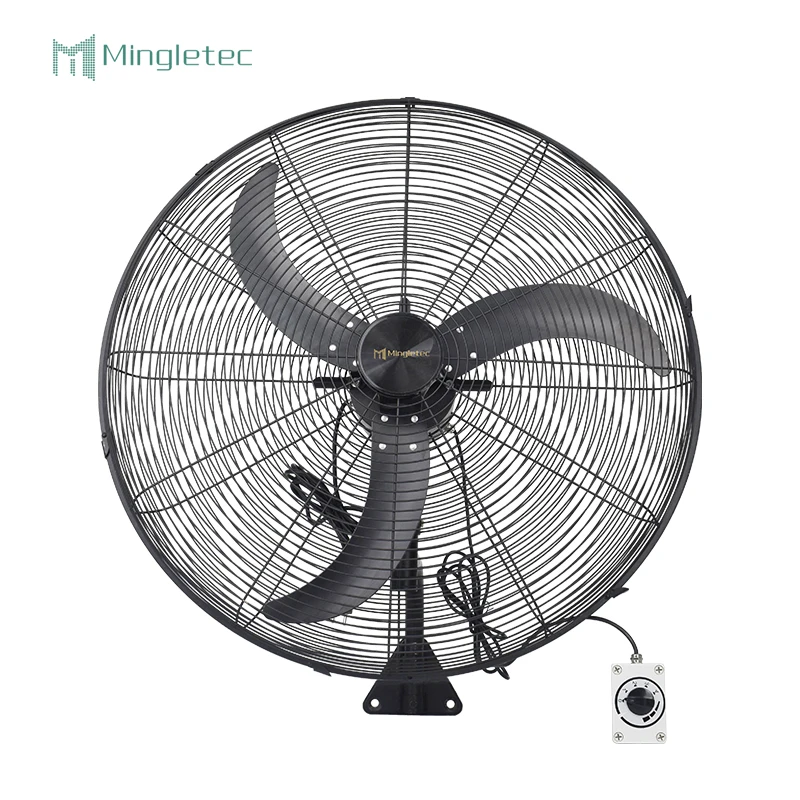 26 Inch Industrial Electric Exhaust Air Cooling Powerful Oscillating Wall Mounted Fan