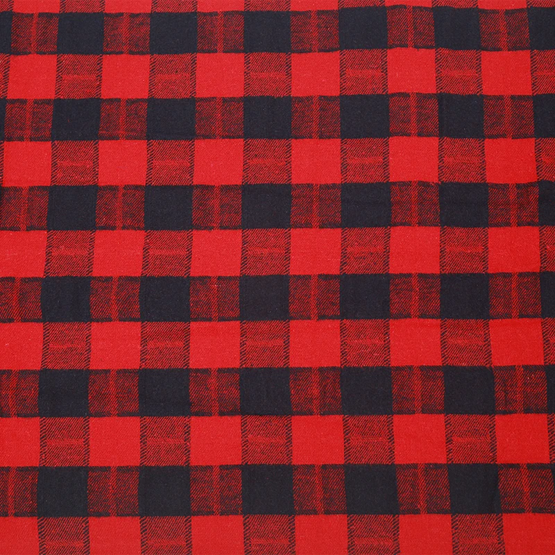 wholesale T/C polyester cotton shirt  yarn dyed flannel fabric