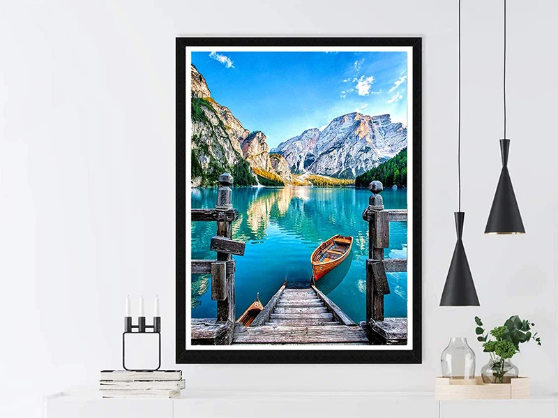 Handmade Art Flower Diamond Painting Set Hot Selling Wall Art Decoration