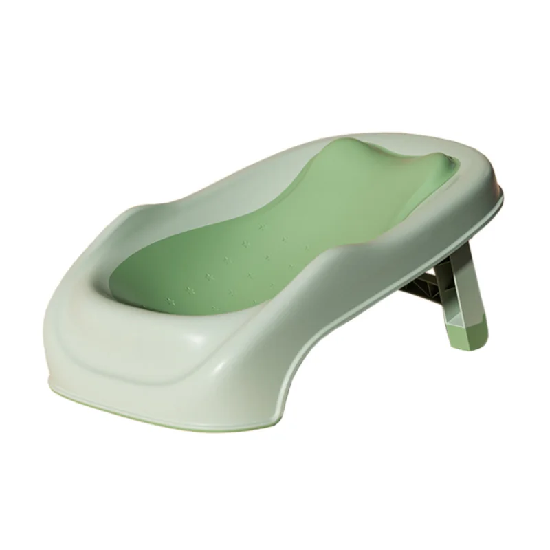 Newborn Infant Bathroom Bath Rack Kidsroom Lying Silicone Shower Rack Massage Soft Products Baby Bath Chair Seat Toys For Kids