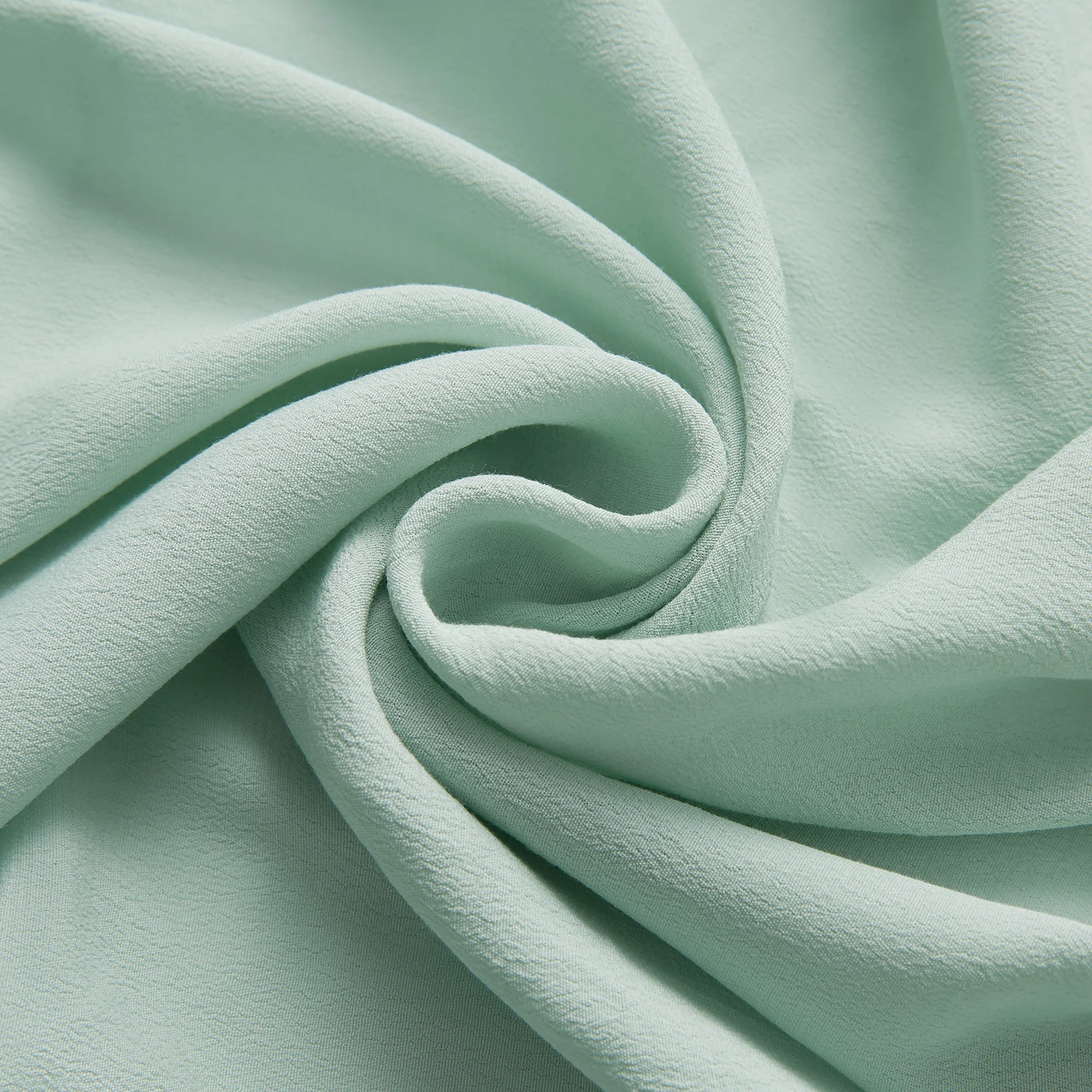 Stock Lot Free sample NO MOQ rayon viscose fabric solid dyed poplin crepe fabric for dress