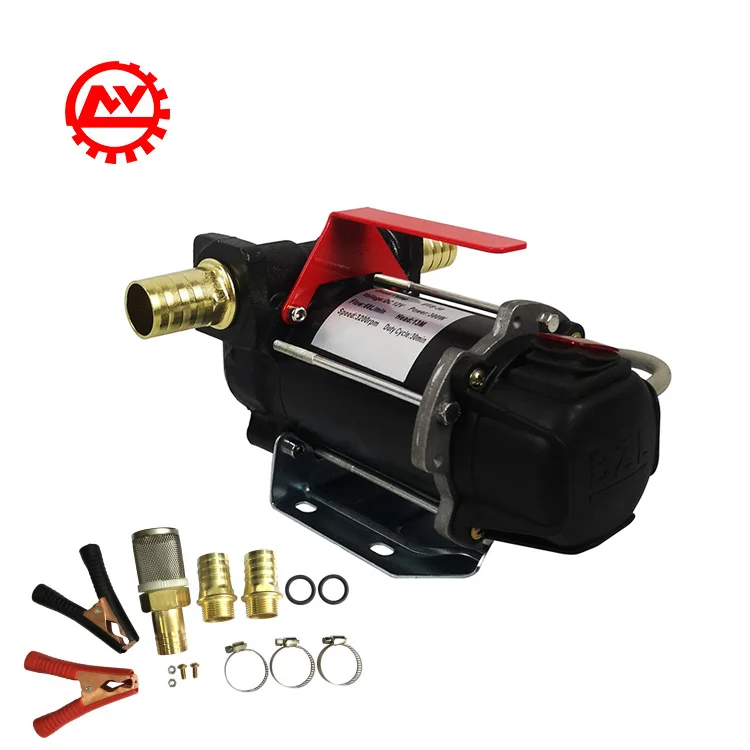 Portable Electric Barrel Drum Oil Transfer 12V 24V Diesel Fuel Transfer Pump Kit
