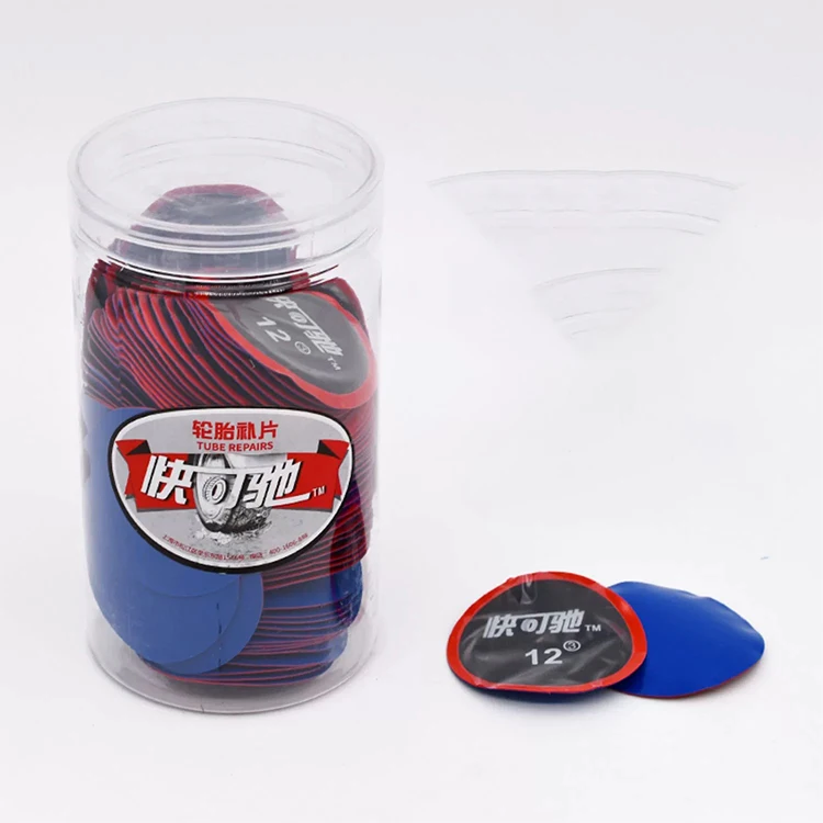 Round Units Hand Tool Tubeless car Tire Repair Cold Patch Tire Patch Made of Durable Rubber Cold Patch for Cars Repairing