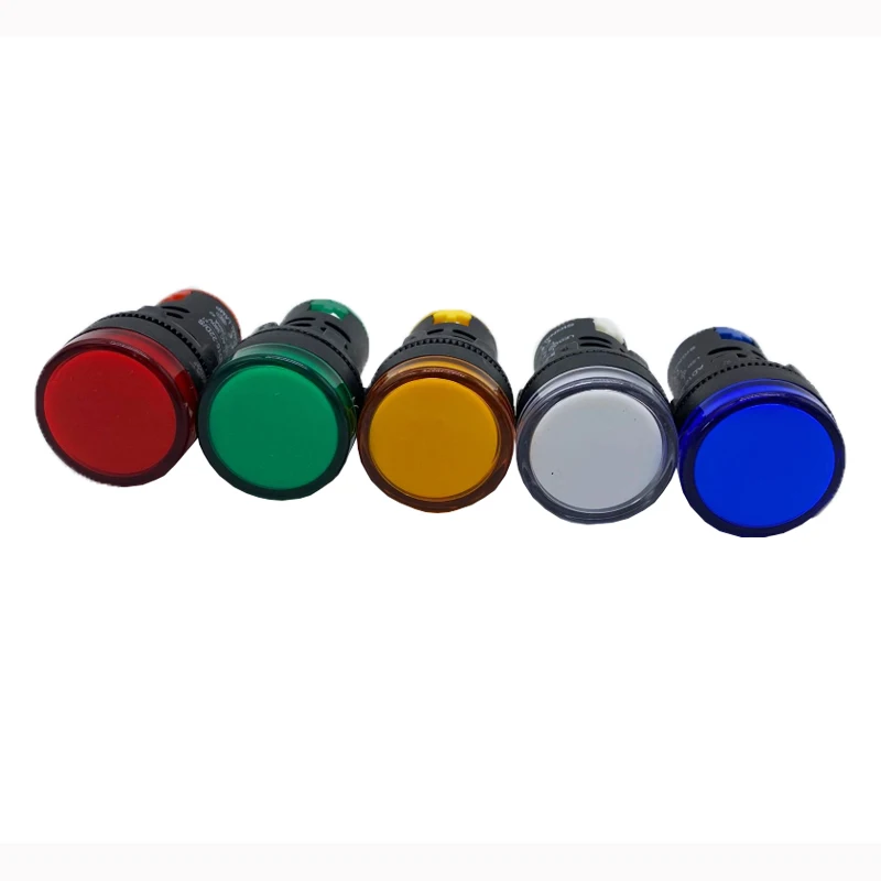 AD16 Mini AC 50-500V voltmeter Meter 22mm Round Voltage LED Light Lamp Digital Voltmeter Voltage meter