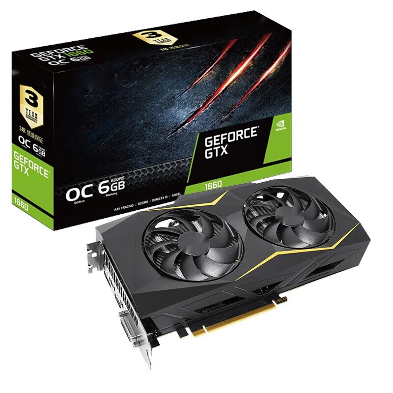Geforce GTX 1660 Super 6Gb Used Gaming Graphics Card GPU For PC