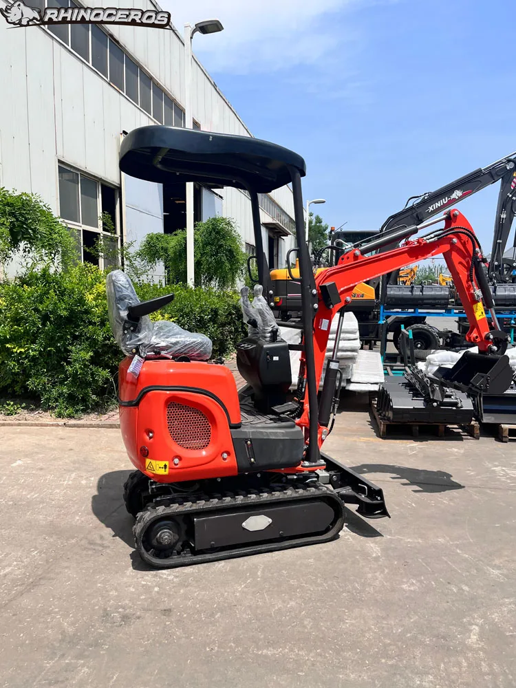 Rhinoceros Mini Excavator Made In China XN10-8 XN12-8 1ton mini excavator for garden work with CE