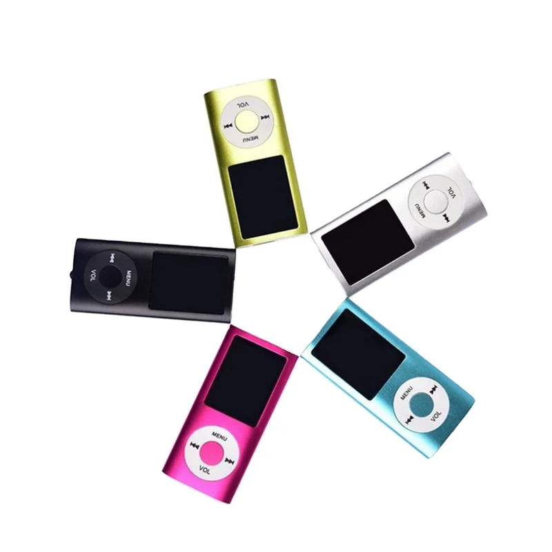 2021 New Arrival Promotional Gift Colorful Portable Mini Digital Mp3  Mp4 Player With Screen