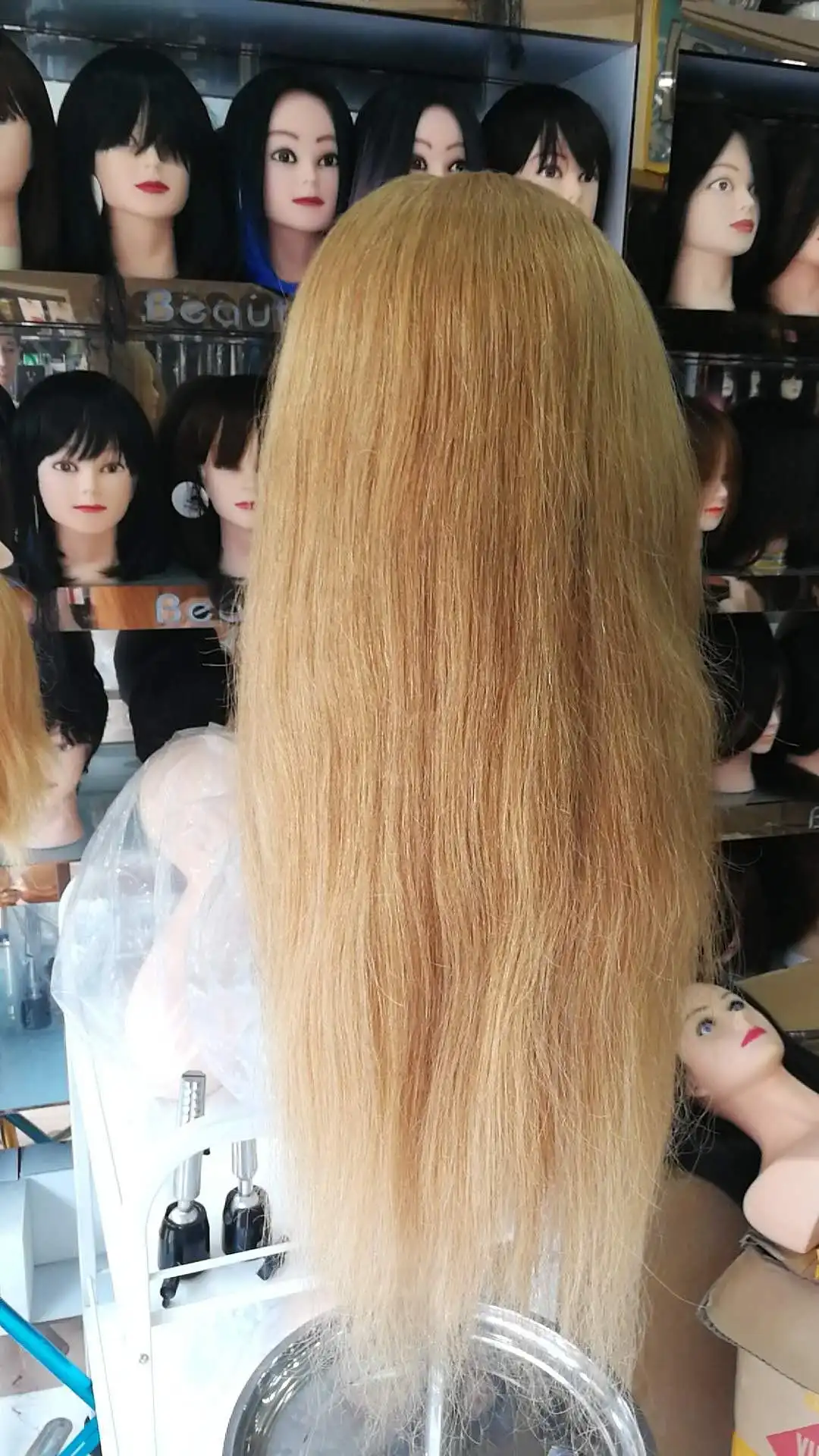 Wholesale 100% Natural Human Hair Training mannequin head With Factory Price