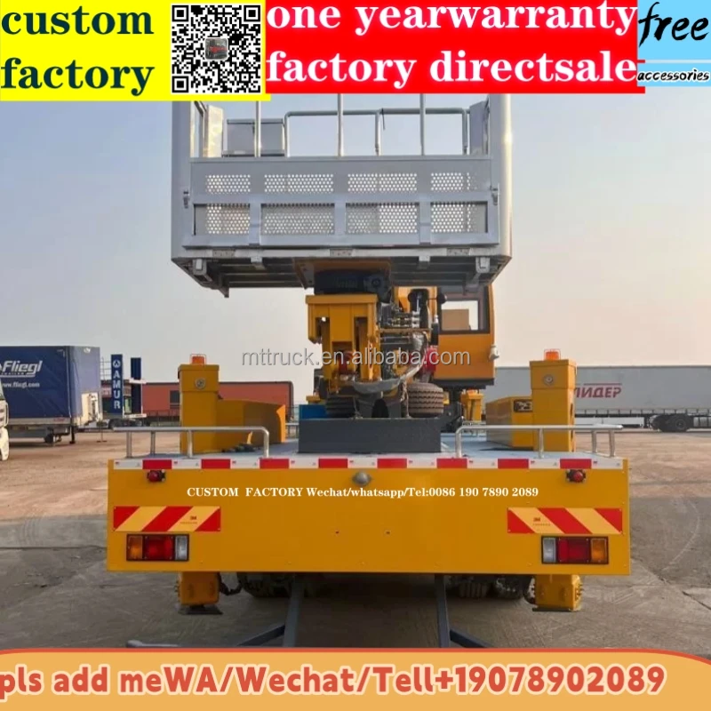 4x2  diesel Factory sales isuzuzu 45m aerial work platform truck high quality diesel aerial work truck