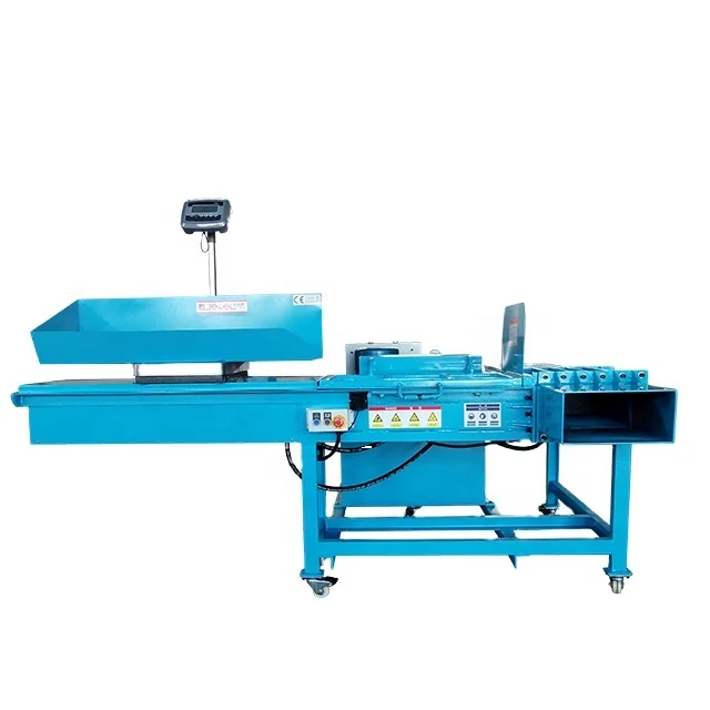 JEWEL Multifunctional Press Machine Waste Textiles Baler Machine Polyester Cotton Compactor Weight-fixed Bagging machine