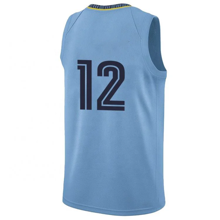 Wholesale Custom High Quality Men Embroidery #12 Ja Morant Basketball Jerseys