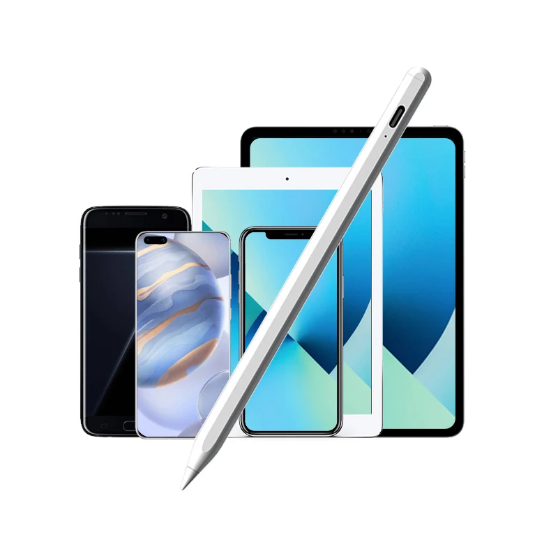 active rechargeable capacitive stylus pen universal touch screen pen for mobile ios adroid