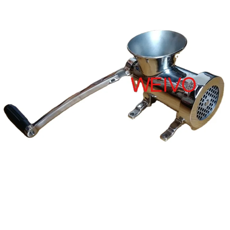 22# Stainless Steel Manual Meat Mincer Hand Meat Grinder For Commercial Use
