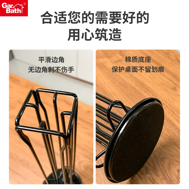 Modern Black Design Coffee Pod Storage Carousel Holder Organizer Home or Office Kitchen Counter Organizer