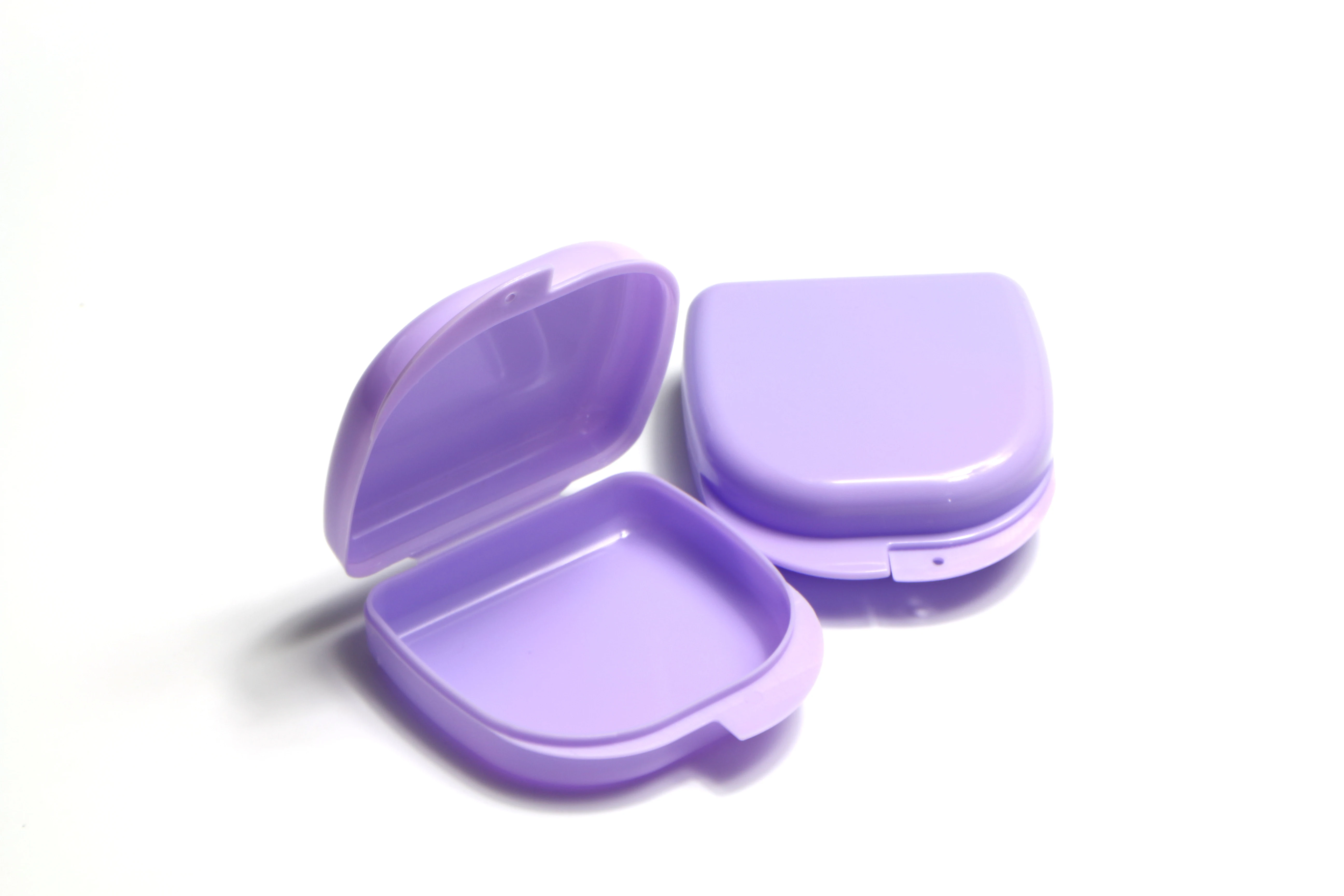 Разноцветный ортодонтический стоматологический фиксатор коробка для накладных зубов пластиковая зубных протезов с отверстиями