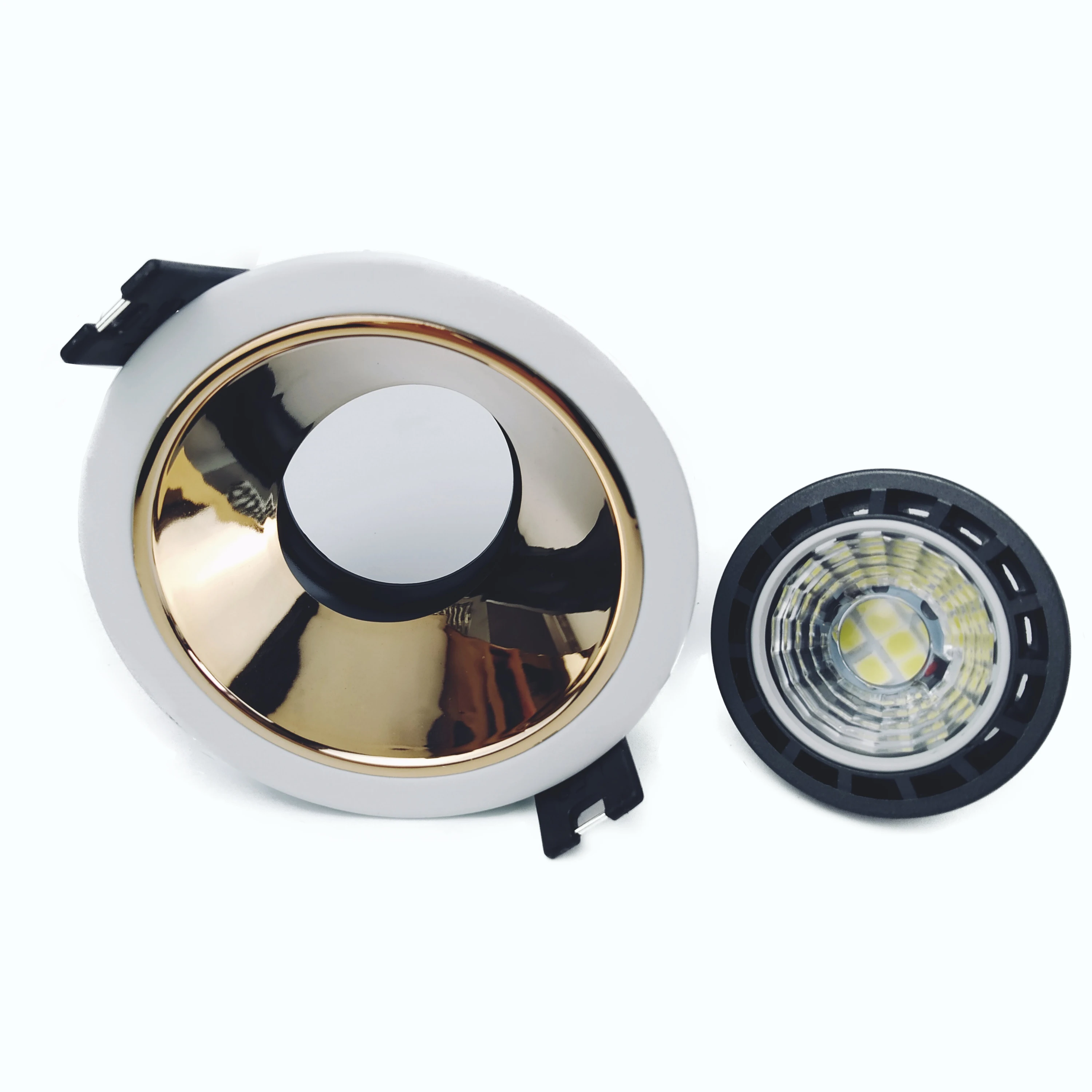Gold Light Fixture Mini Led SKD Spotlight 0ffice Embedded Downlight Housing MR16 GU10 Led Fixture Lighting for Store