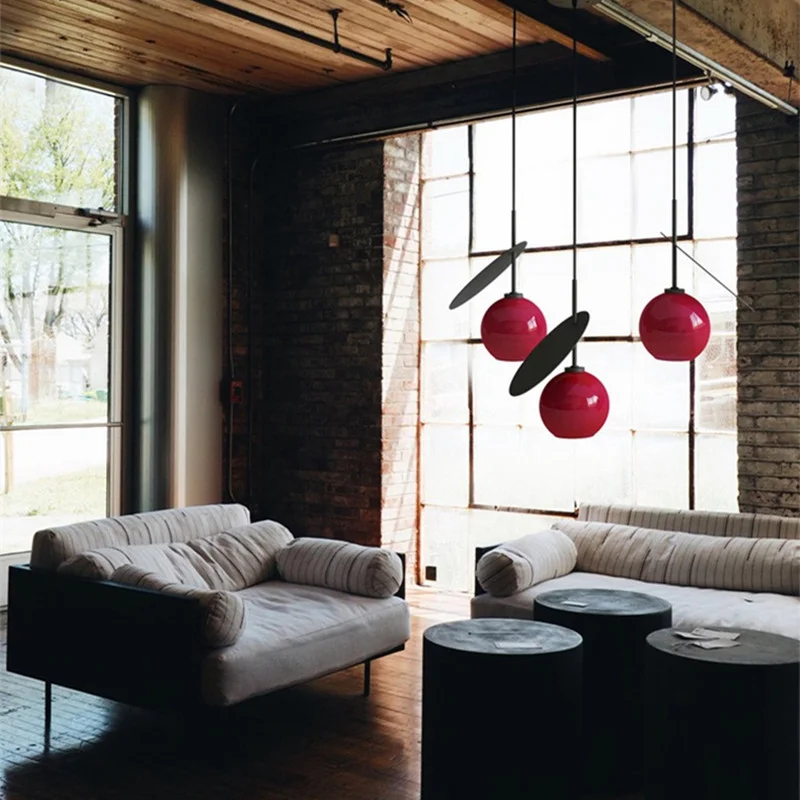 modern personality sitting room restaurant coffee shop art fruit cherry chandelier