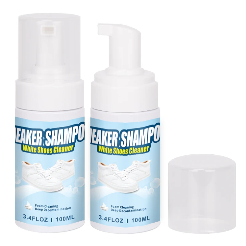 Оптовая продажа, высококачественный пенный шампунь для очистки кроссовок, отбеливатель для спортивной обуви, спрей для очистки