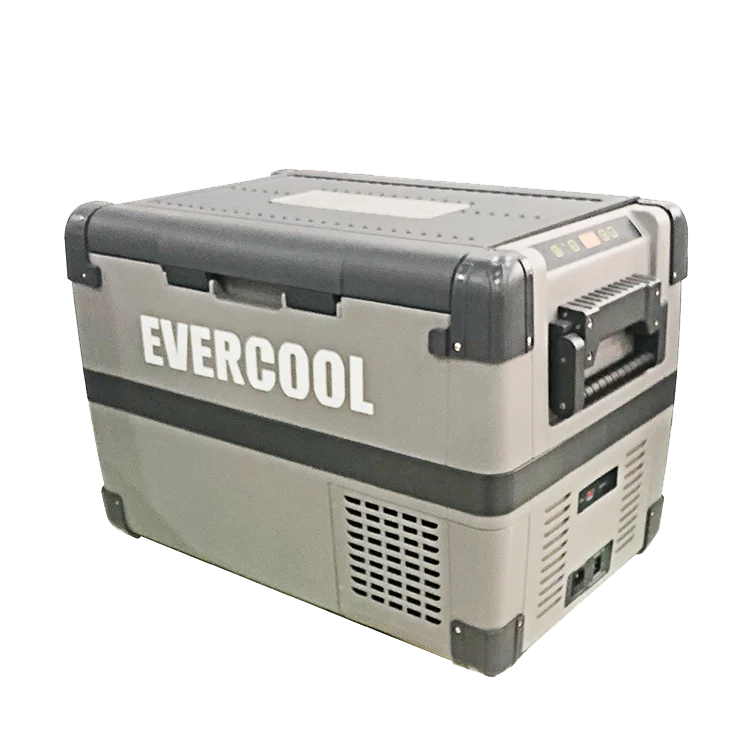  EVERCOOL 50 Литровый фургон холодильник 12 В Компрессор dc портативный глубокий