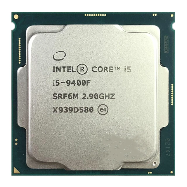 Процессор Intel Core i5 9400F SRF6M/SRG0Z LGA1151, б/у процессор, 4 ядра, 2,9 ГГц, 9 Мб кэш-памяти, 65 Вт