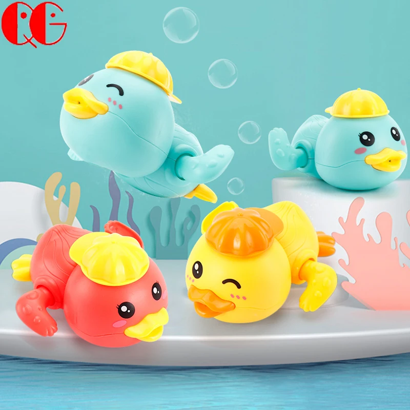 Распродажа Заводной гаджет сенсорные игрушки для малышей дизайн купания Нетоксичная пластиковая утка игрушка ванны