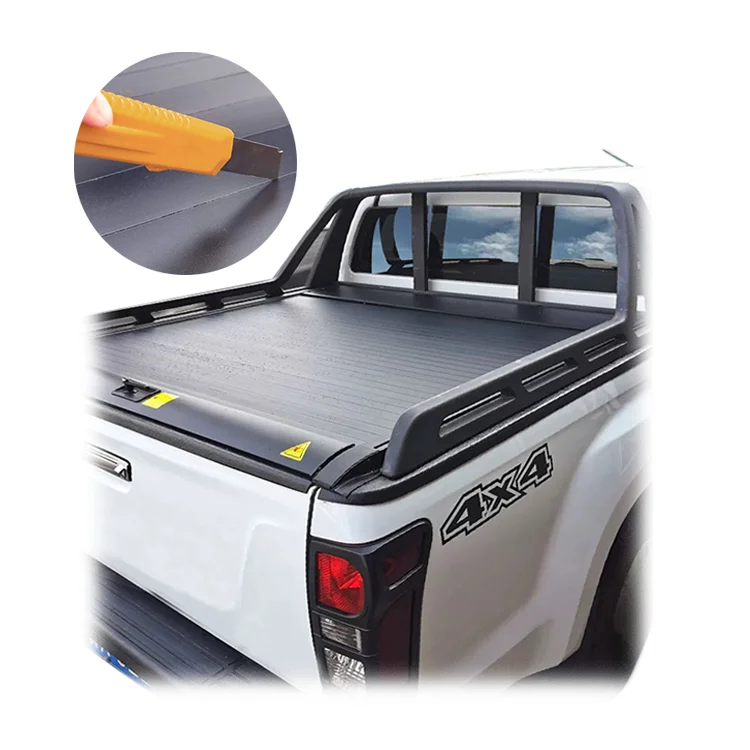 Xiangta Waterproof Hard Aluminum Retractable Pickup Truck Tonneau Bed Cover 4x4 Barrel Electric Operation For GMC SIERRA 1500
