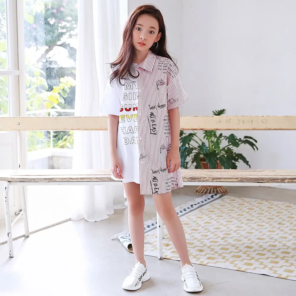 Modern Felling Bargain Price Manufacturer Girl 2021 Big Kids Summer Clothes