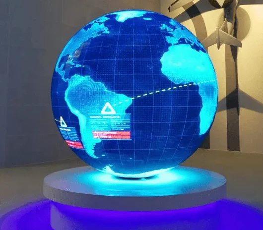 Заводской изготовленный на заказ шарик 360 градусов P2.5 Сферический светодиод 1 м диаметр земной шар Креативный светодиодный экран цена