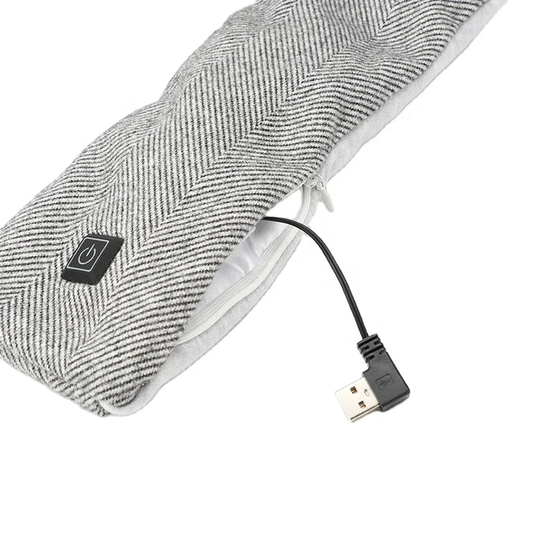 Шарф с электрическим подогревом быстрое прогревание графеном usb