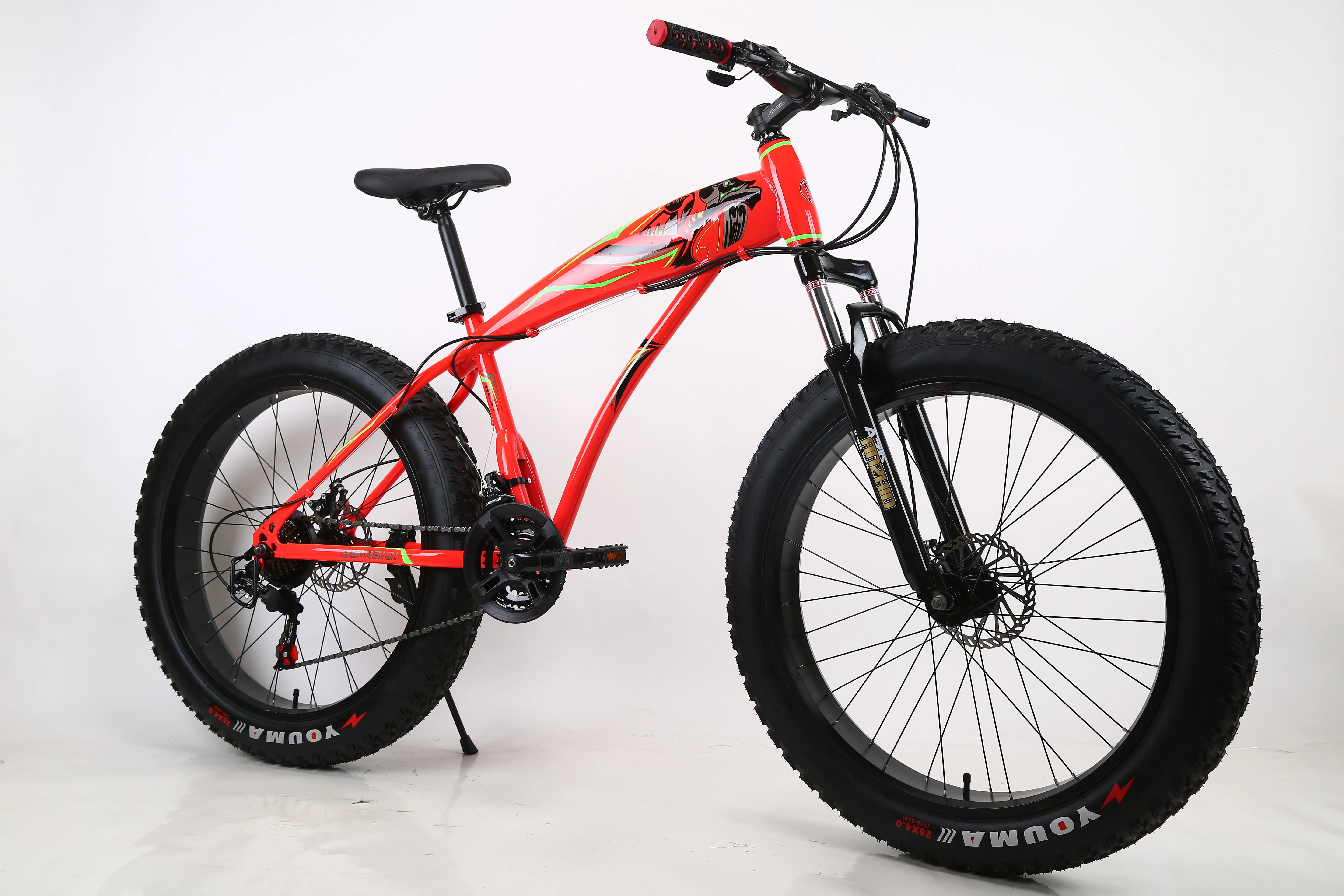 Hot Sale Popular 26inch 21Speed Electric Mountainbike Full Suspension and Snow Bicycle Electric Fat Tire Bikes For Sales